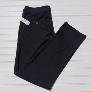 PROTOUR Dress Pants Mens 34 x 32 Black Lightweight Slacks Golf Stretch Flat NEW